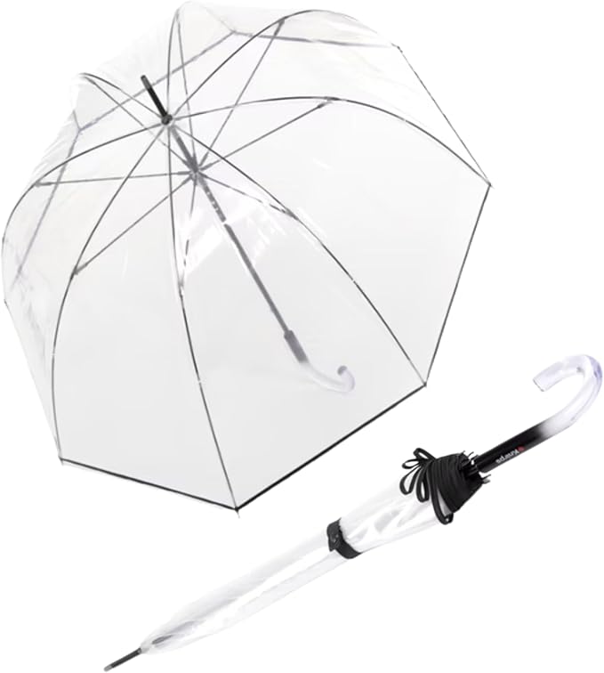 Knirps C.760 34.2"Transparent Canopy Dome Umbrella