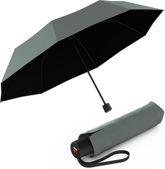 Knirps A.050 Medium Manual Rain Umbrella & Carrying Case, 98cm Diameter