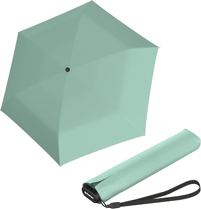 Knirps US.050 Ultra Light Slim Manual Rain Umbrella &Carrying Case