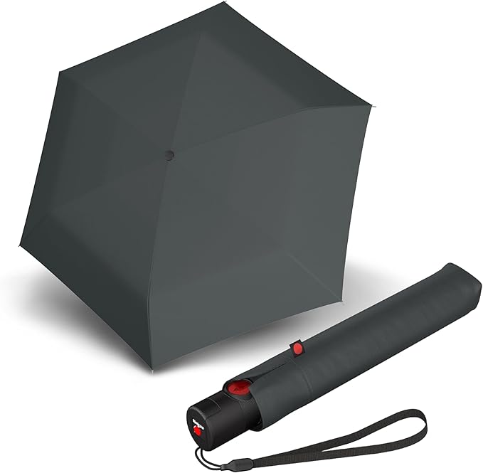 Knirps U.200 Ultra Light Duomatic Automatic Rain Umbrella & Carrying Case