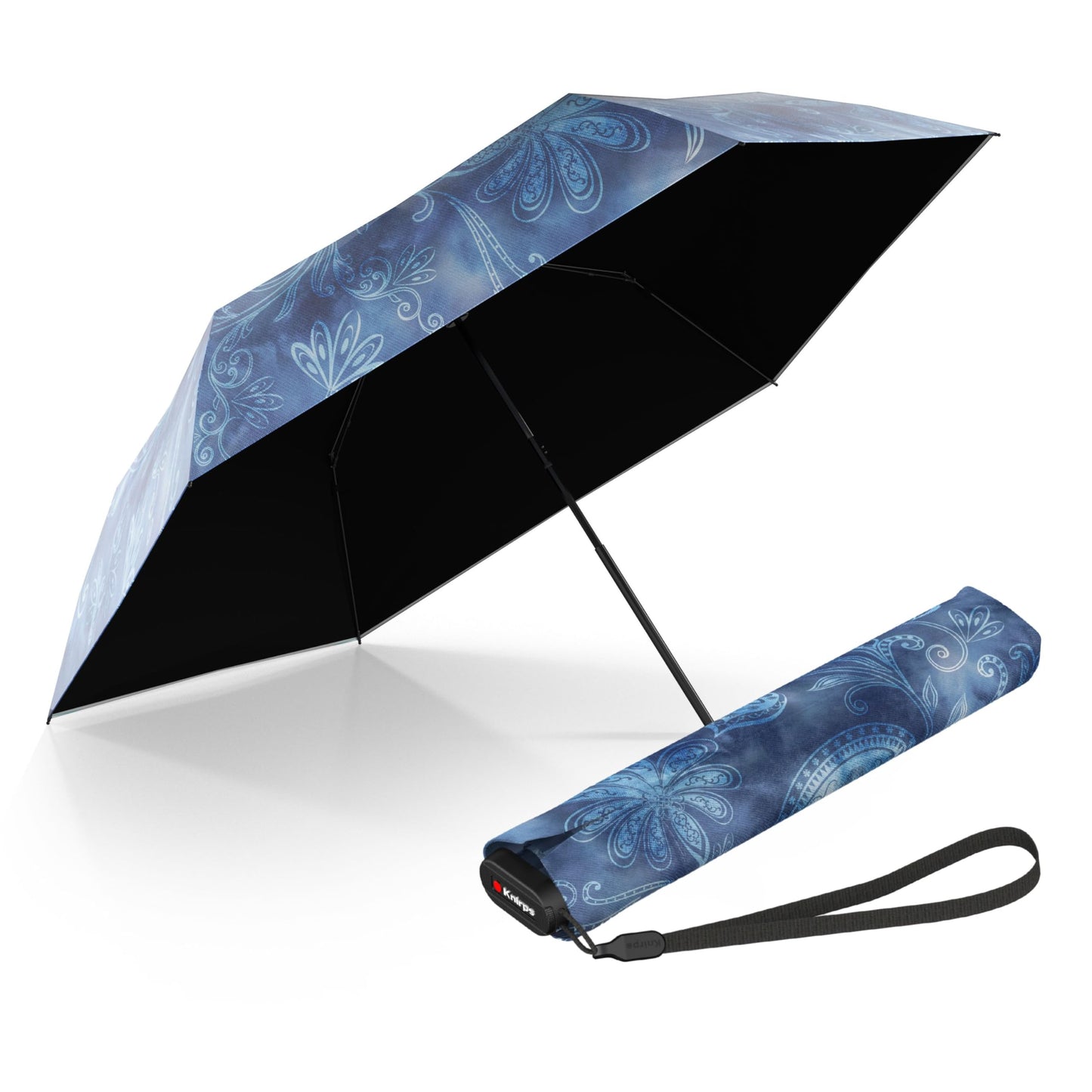 Knirps US.050 Ultra Light Slim Manual Rain Umbrella &Carrying Case