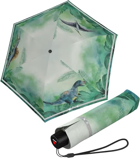 Knirps ROOKIE Kids Rain Umbrella with Reflective Safety Strip, 90cm Diameter