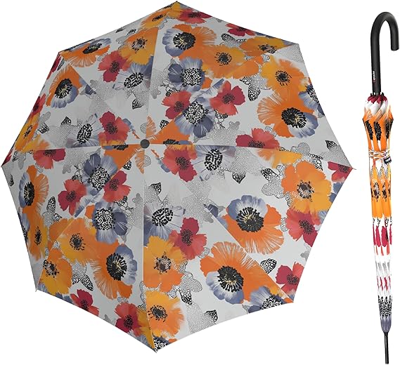 Knirps A.760 Manual Rain Umbrella with Curved Handle, 103cm Diameter