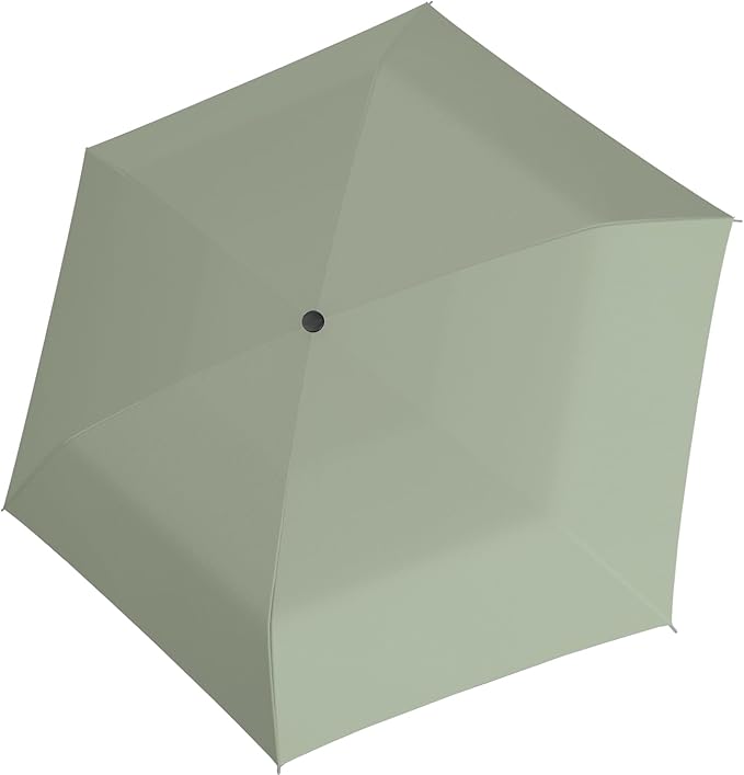Knirps US.050 Compact Lightweight Travel Umbrella in Wasabi, Manual Open, 4-in-1 Heat Shield UPF 50+ Blocks 99.95% UV, Reduces Temp 40%, Cuts Glare 99.99%, Windproof 75mph, Pocket Size