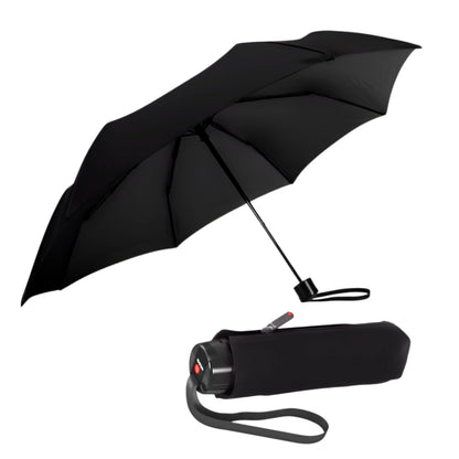 Need help? product image Knirps T.020 Manual Pocket Rain Umbrella in Black – Compact Travel Umbrellas, Lightweight, Strong Aluminum Frame - Folds to 7.5in, Large 34in Canopy, Zip-Up Case Included