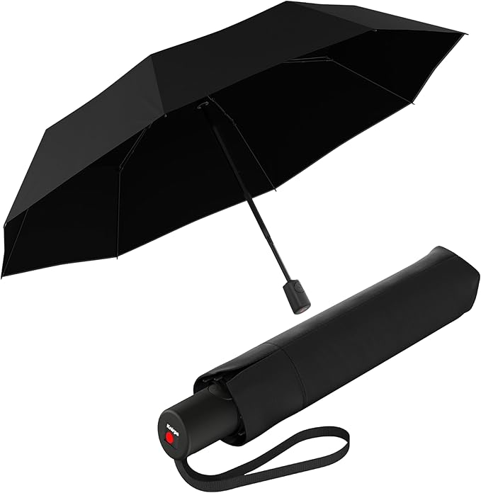 Knirps A.200 Medium Duomatic Automatic Rain Umbrella & Carrying Case