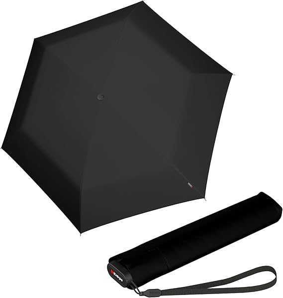 Knirps US.050 Ultra Light Slim Manual Rain Umbrella &Carrying Case