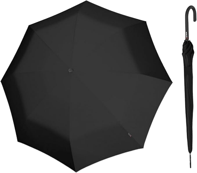 Knirps A.760 Manual Rain Umbrella with Curved Handle, 103cm Diameter