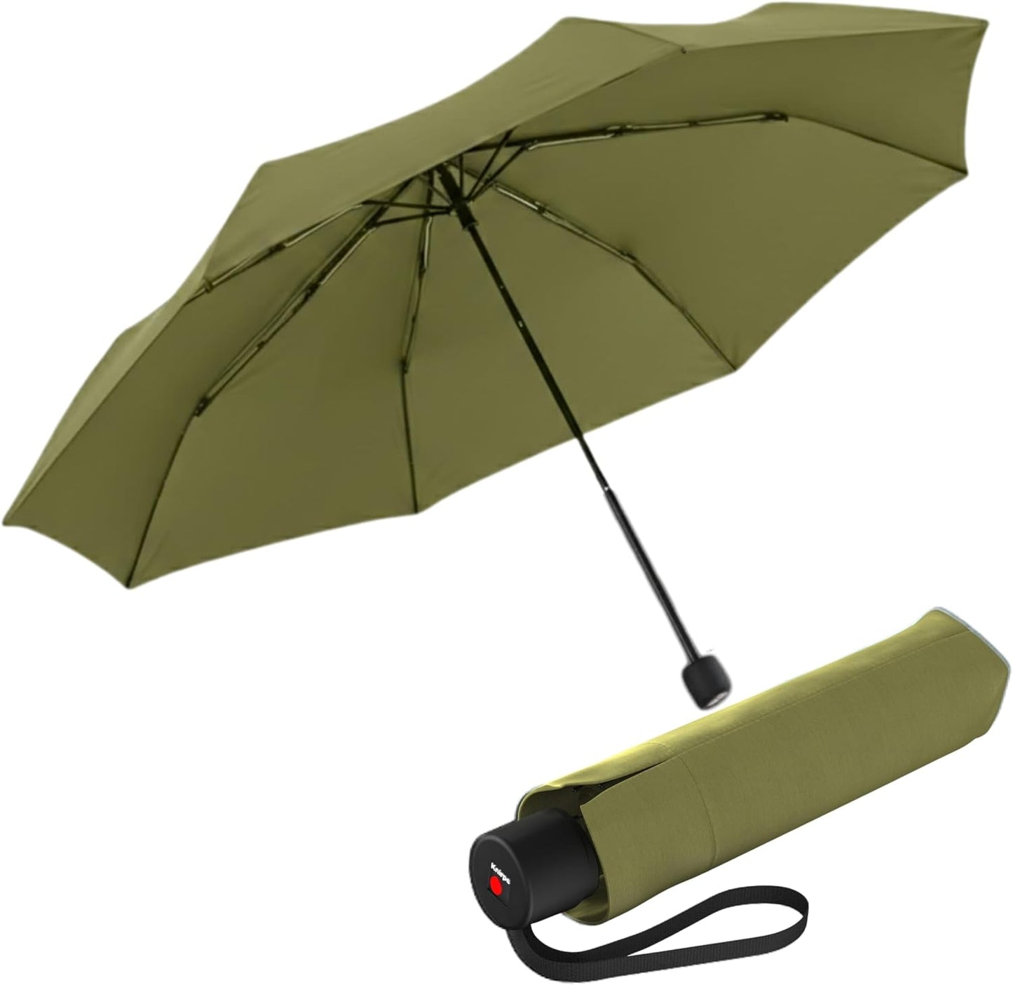 Knirps A.050 Medium Manual Rain Umbrella & Carrying Case, 98cm Diameter
