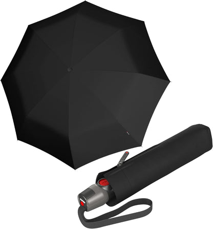 Knirps T.200 Medium Duomatic Automatic Rain Umbrella - 97cm Diameter Retractable Umbrella & Carrying Case