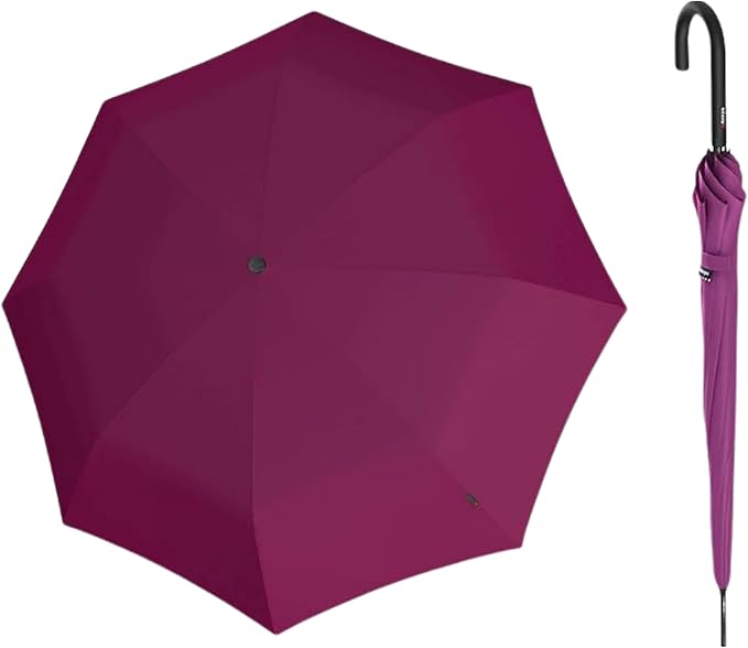 Knirps A.760 Manual Rain Umbrella with Curved Handle, 103cm Diameter