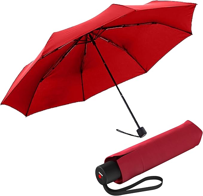 Knirps A.050 Medium Manual Rain Umbrella & Carrying Case, 98cm Diameter