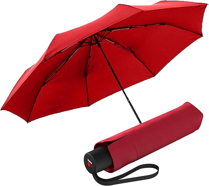 Knirps A.050 Medium Manual Rain Umbrella & Carrying Case, 98cm Diameter
