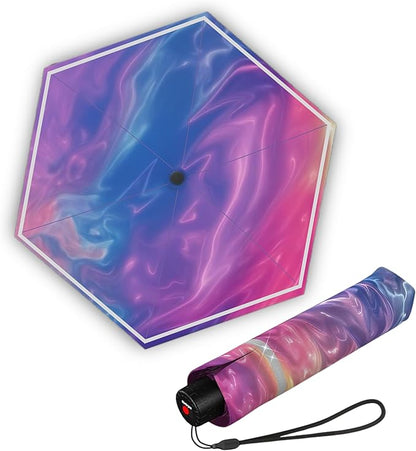 Knirps ROOKIE Kids Rain Umbrella with Reflective Safety Strip, 90cm Diameter