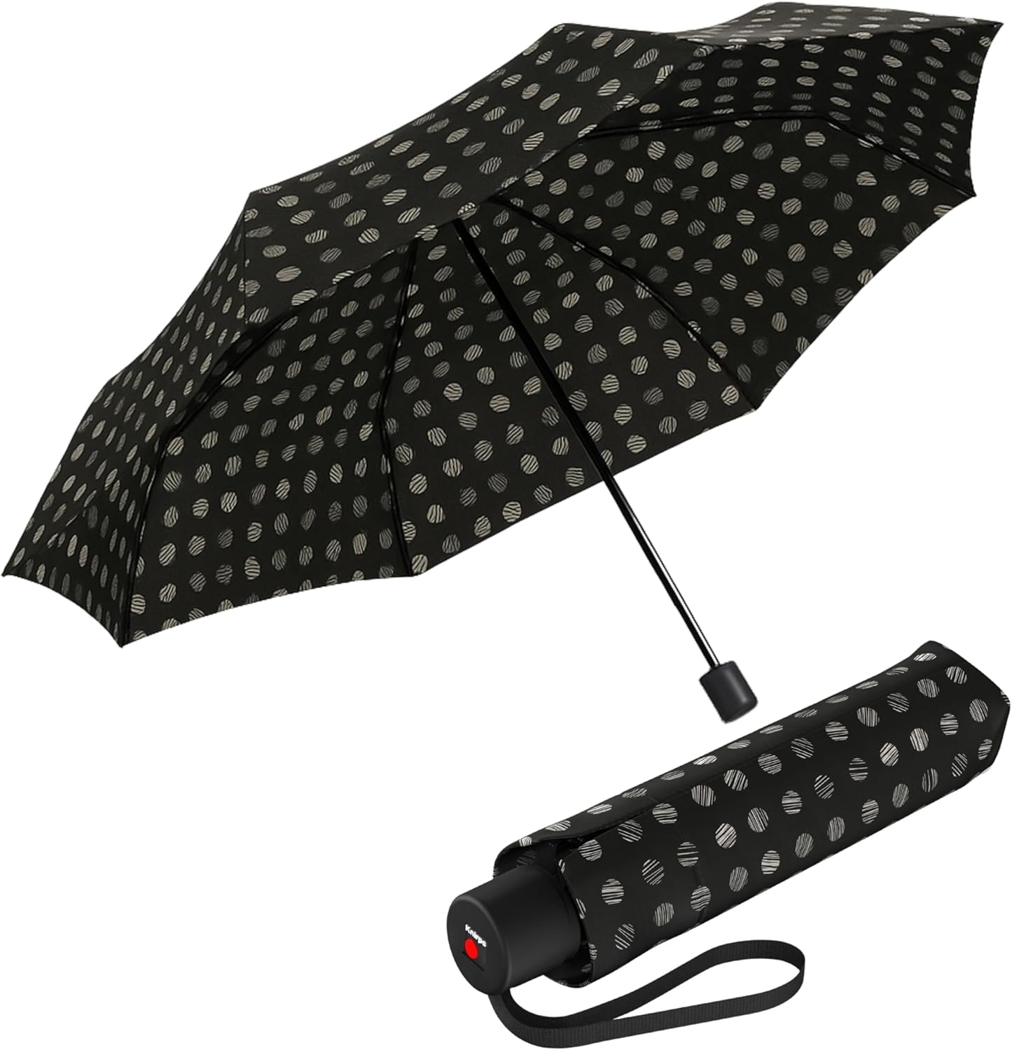 Knirps A.050 Medium Manual Rain Umbrella & Carrying Case, 98cm Diameter