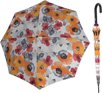 Knirps A.760 Manual Rain Umbrella with Curved Handle, 103cm Diameter