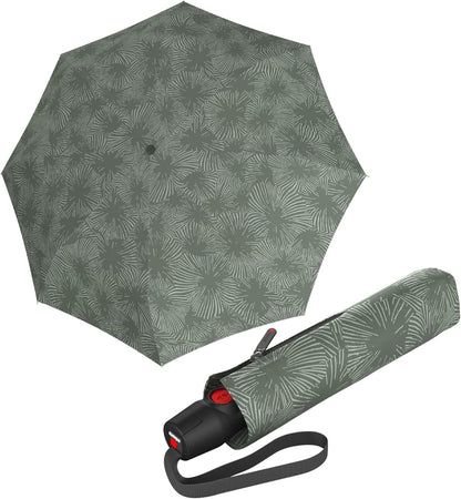 Knirps T.200 Medium Duomatic Automatic Rain Umbrella - 97cm Diameter Retractable Umbrella & Carrying Case