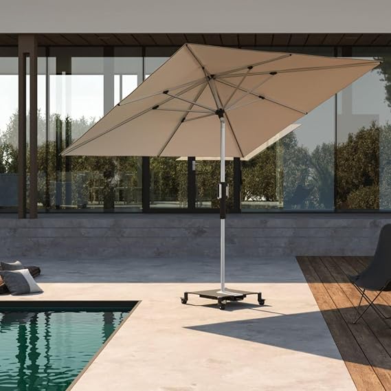 Knirps Apoll Patio Umbrella for Balcony, Outdoor Garden Sun Shade