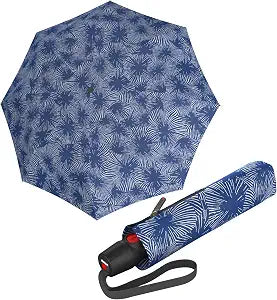 Knirps T.200 Medium Duomatic Automatic Rain Umbrella - 97cm Diameter Retractable Umbrella & Carrying Case