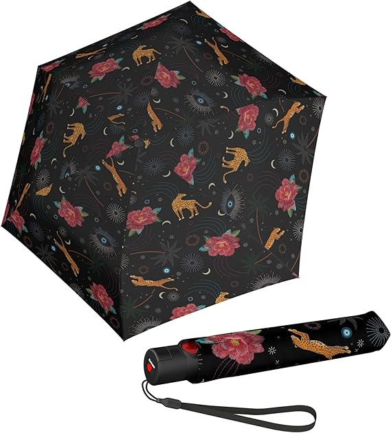 Knirps U.200 Ultra Light Duomatic Automatic Rain Umbrella & Carrying Case