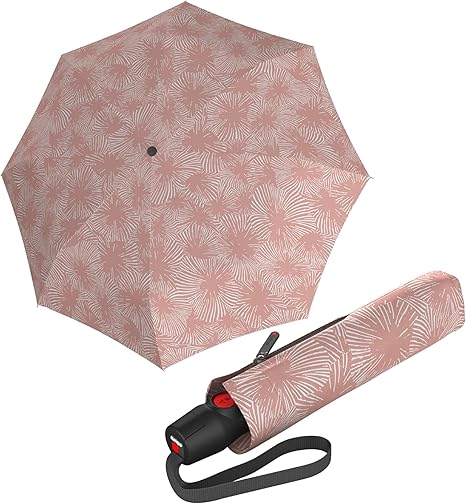 Knirps T.200 Medium Duomatic Automatic Rain Umbrella - 97cm Diameter Retractable Umbrella & Carrying Case