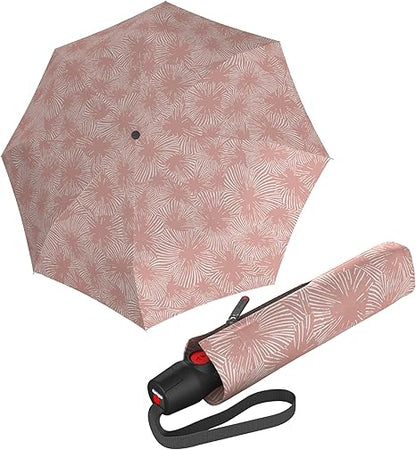 Knirps T.200 Medium Duomatic Automatic Rain Umbrella - 97cm Diameter Retractable Umbrella & Carrying Case