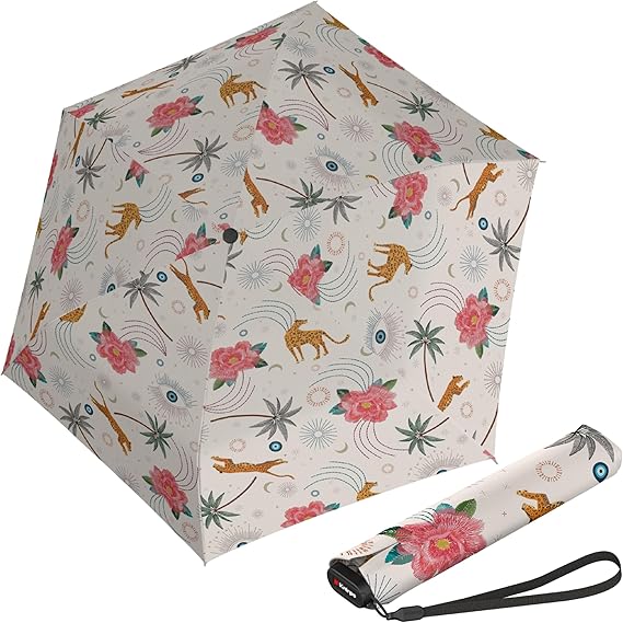 Knirps US.050 Ultra Light Slim Manual Rain Umbrella &Carrying Case