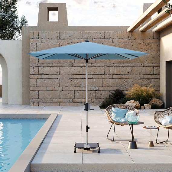Knirps Apoll Patio Umbrella for Balcony, Outdoor Garden Sun Shade