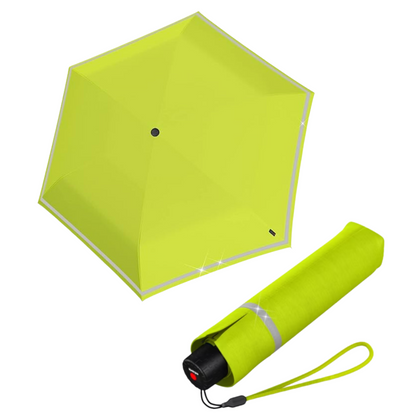 Knirps ROOKIE Kids Rain Umbrella with Reflective Safety Strip, 90cm Diameter