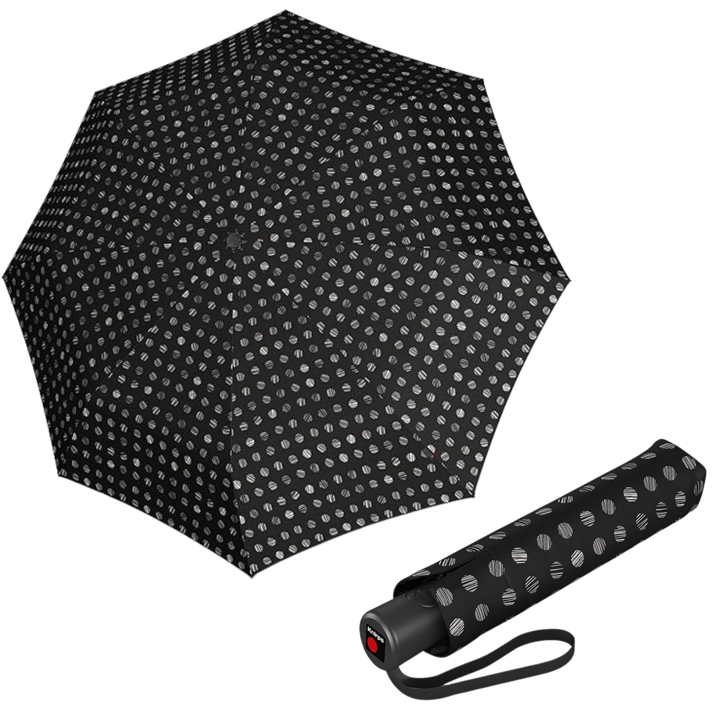 Knirps A.200 Medium Duomatic Automatic Rain Umbrella & Carrying Case
