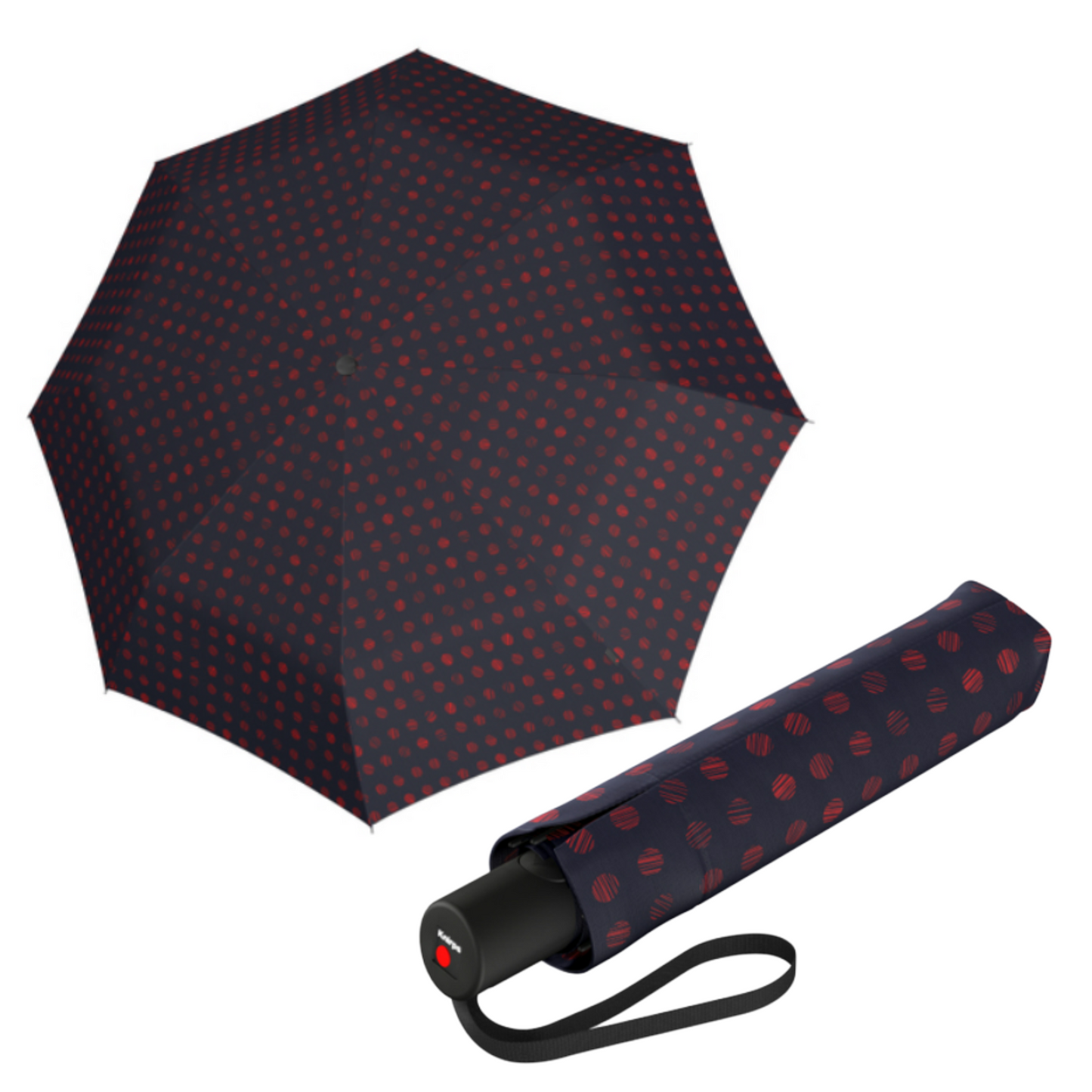 Knirps A.200 Medium Duomatic Automatic Rain Umbrella & Carrying Case